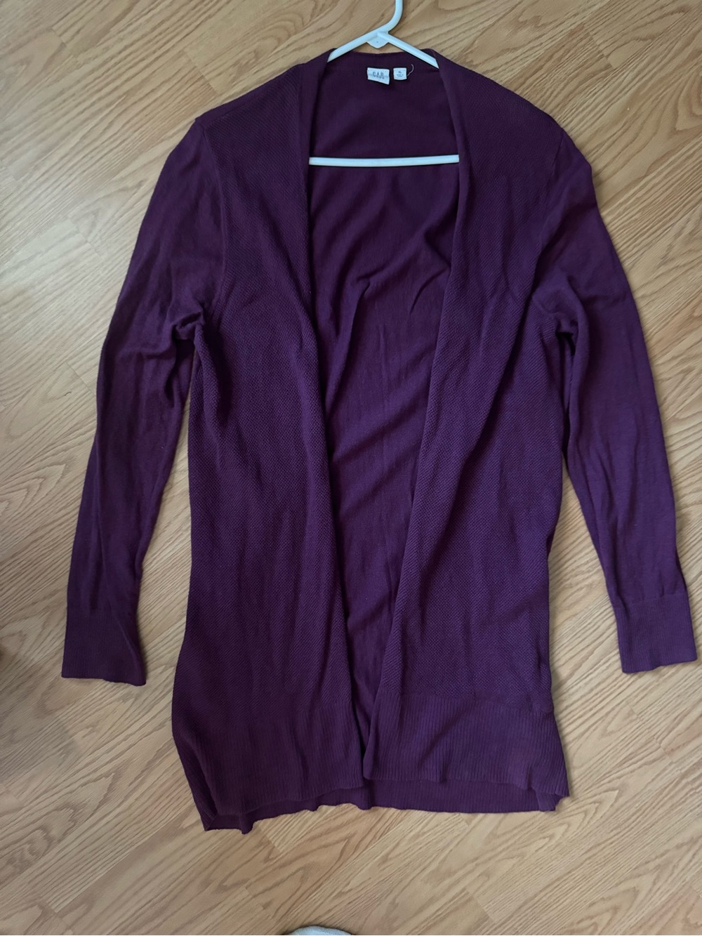 GAP Open-Front Women's Cardigan Sweater - Burgundy - XL